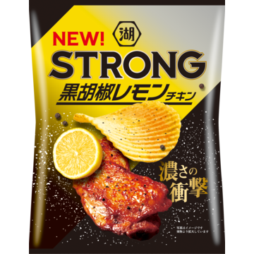 Iroha Mart - Potato Chips Strong Potatochip Blackpepper and Lemon Flavor (12 packets per carton)