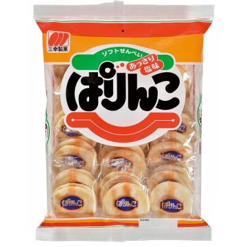 Iroha Mart - Sanko Parinko Soft Rice Cracker  36 pcs (12 packets per carton)